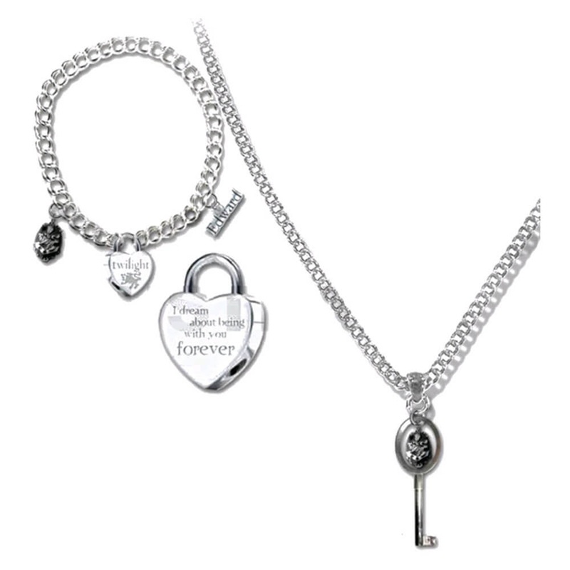 Twilight Jewelry Heart & Key Collier / Bracelet