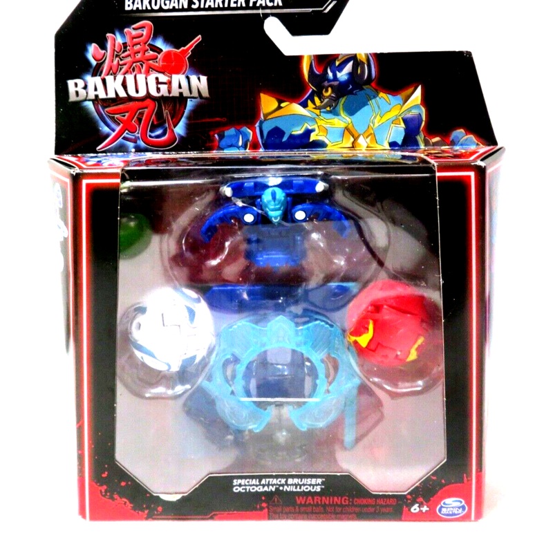 BAKUGAN 20142087 STARTER PACK OCTOGAN & NILLIOUS