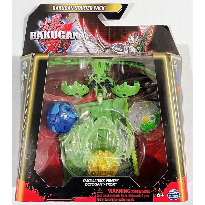 BAKUGAN 20142088 STARTER PACK OCTOGAN & TROX