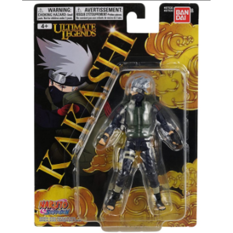 BANDAI 187530 NARUTO SHIPPUDEN KAKASHI ULTIMATE LEGENDS FIGURE