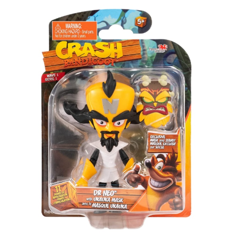 BANDAI HE12317 CRASH BANDICOOT DR NEO WITH UKA UKA MASK