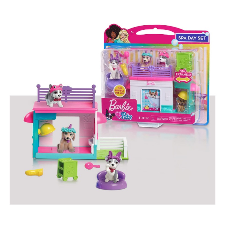 BARBIE 61184 PETS SPA DAY SET