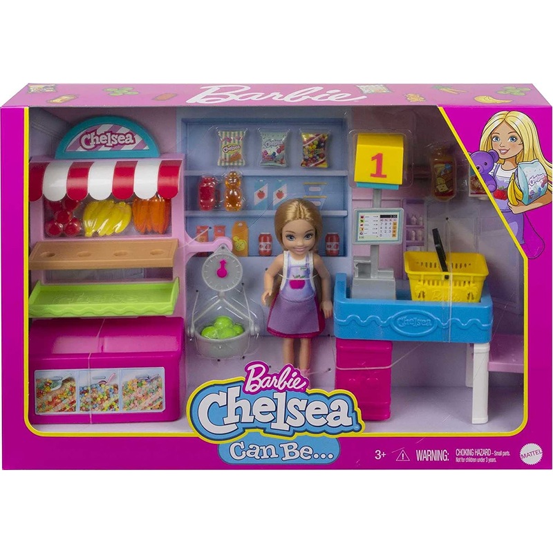 BARBIE GTN67 CHELSEA CAN BE SUPERMARKET PLAYSET