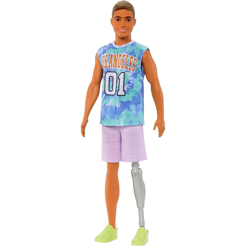BARBIE HJT11 KEN FASHIONISTAS DOLL WITH PROSTHETIC LEG