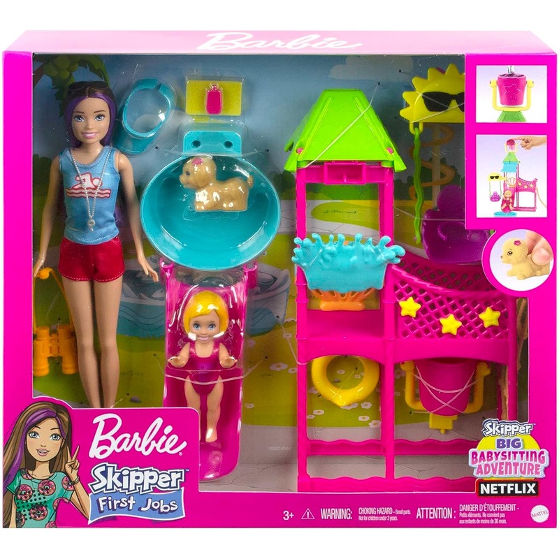 BARBIE HKD80 SKIPPER WATERPARK PLAYSET