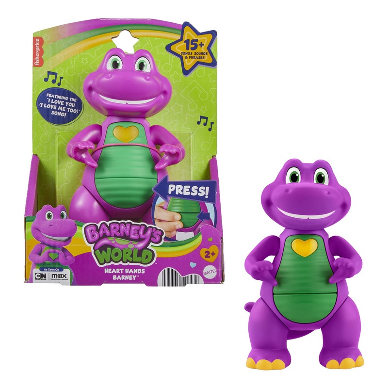 BARNEY'S WORLD HYG96 HEART HANDS BARNEY WITH 15+SOUNDS & SONGS