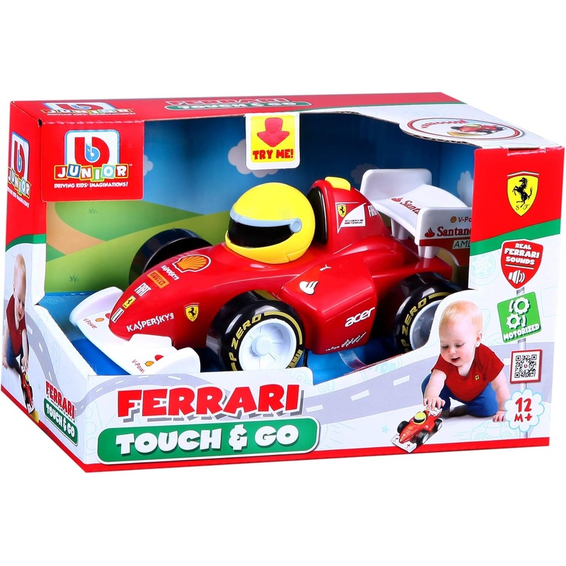 BBURAGO JUNIOR 81605 FERRARI TOUCH & GO CAR