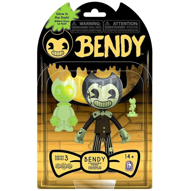 BENDY & THE INK MACHINE AF6521 BENDY GLOW IN THE DARK FIGURE