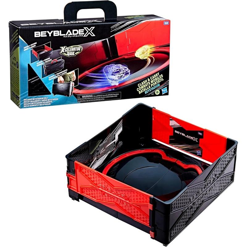 BEYBLADE X CLASH & CARRY BEYSTADIUM