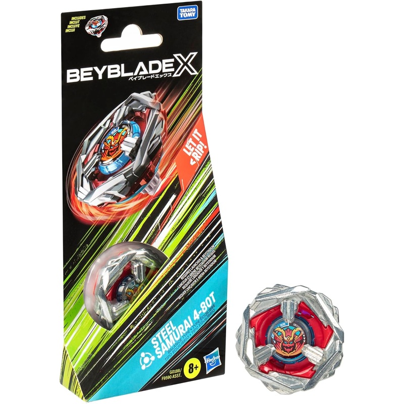 BEYBLADE X G0188 STEEL SAMURAI 4-80T TOP BOOSTER PACK