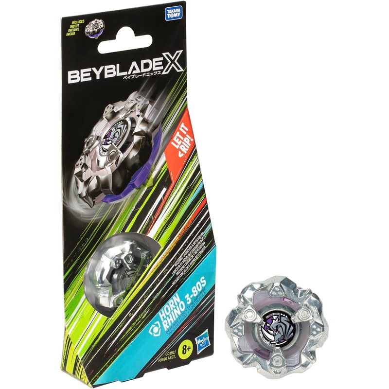 BEYBLADE X G0192 HORN RHINO 3-80S TOP BOOSTER PACK