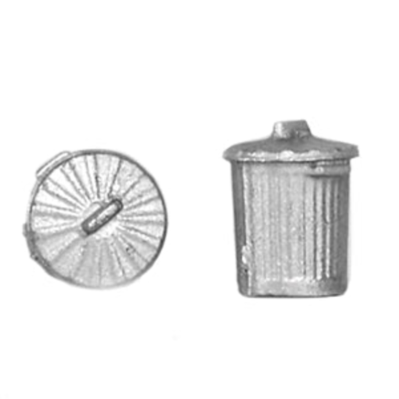BACHMANN 44-522 OLD STYLE DOMESTIC DUSTBINS X 10