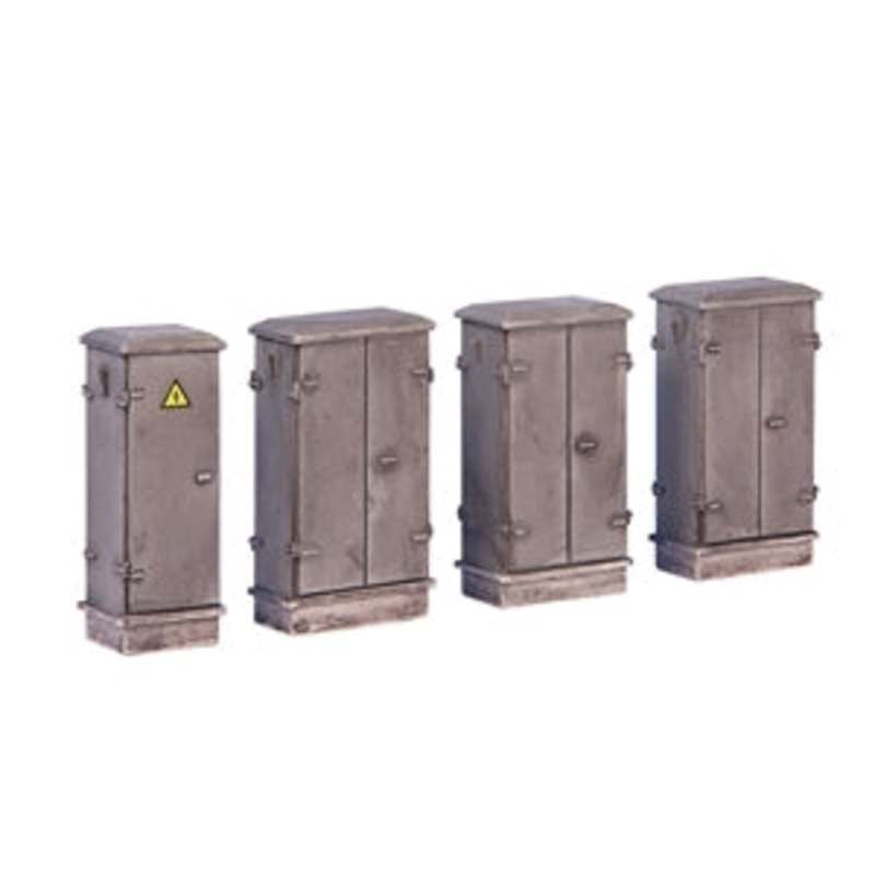 BACHMANN 44-560 LINESIDE CABINETS X 4