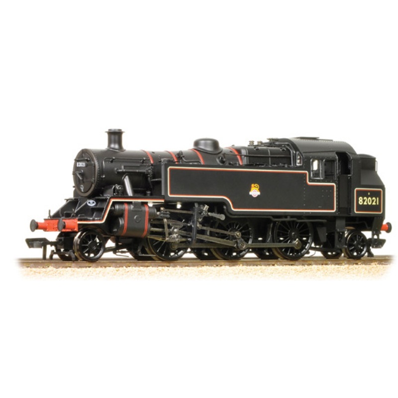 Bachmann Locomotive 31-981 BR Standard Class 3MT 82021 BR Lined Black Early Emblem