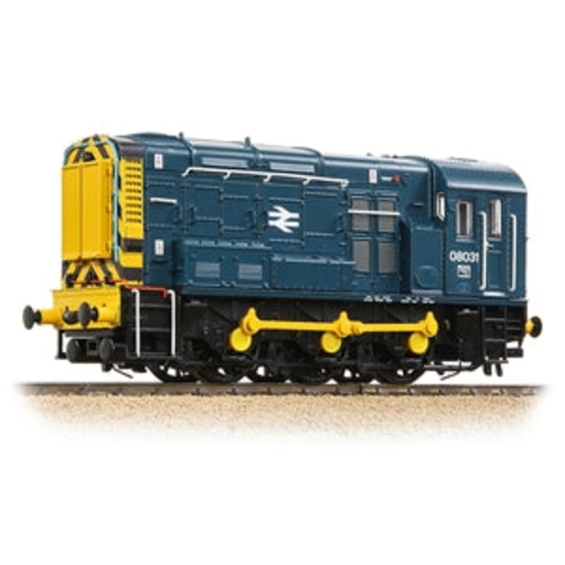 BACHMANN LOCOMOTIVE 32-115c  CLASS 08 08031 BR BLUE WASP STRIPES