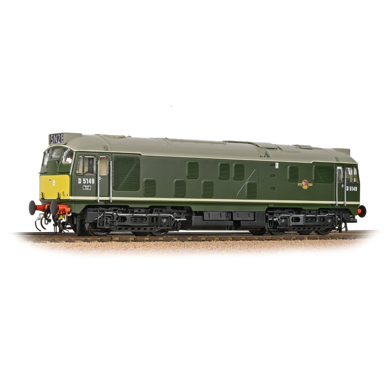 Bachmann Locomotive 32-442 Class 24/1 D5149 BR Green Small Yellow Panels