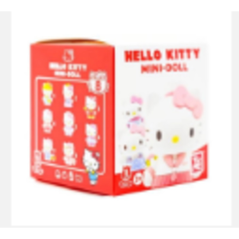 YUME 11530 HELLO KITTY DRESS UP DIARY 5CM MINI DOLL COLLECTIBLE FIGURE (BLIND BOX)