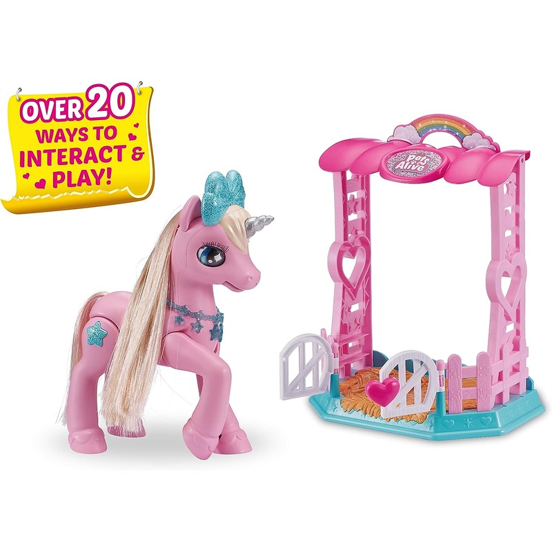 ZURU PETS ALIVE 9502 MY MAGICAL UNICORN & STABLE