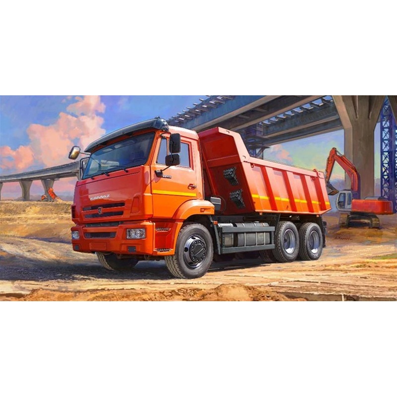 ZVEZDA 3650 DUMP TRUCK KAMAZ-65115  1/35  SCALE