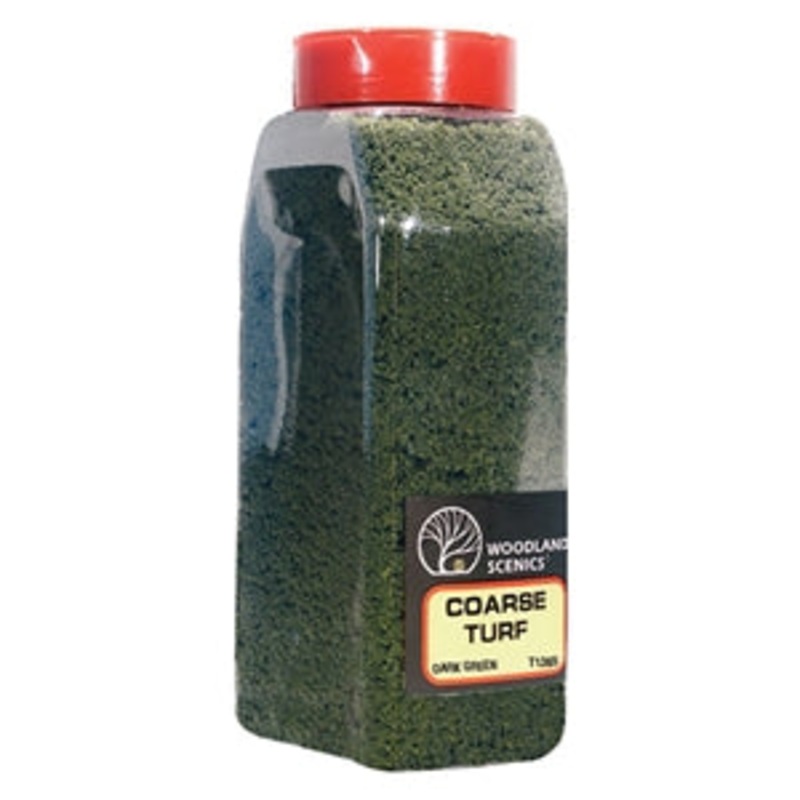 WOODLAND SCENICS WT1365 COARSE TURF DARK GRASS