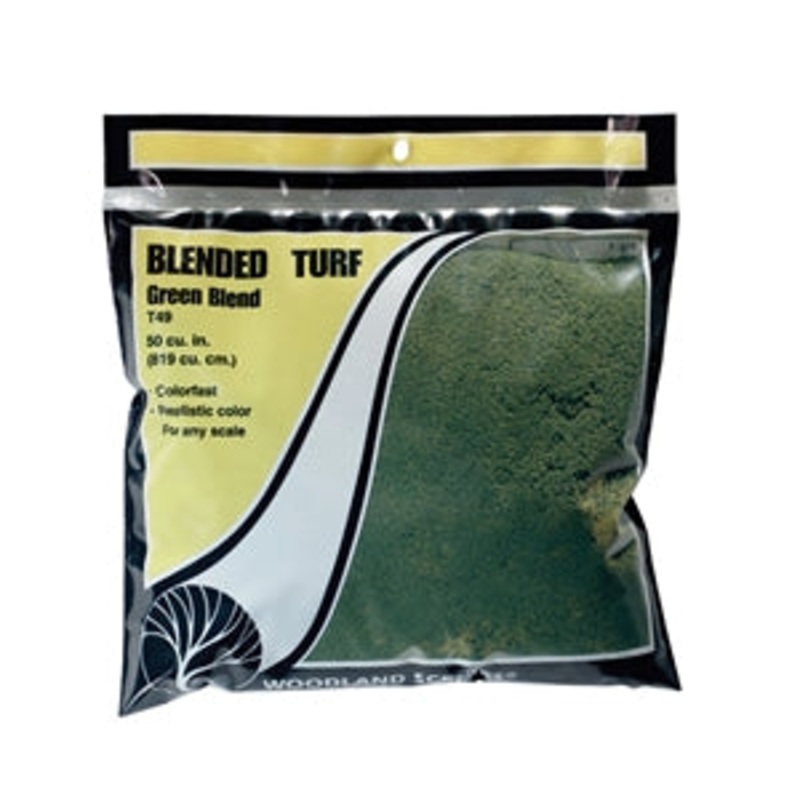 WOODLAND SCENICS WT49 BLENDED TURF GREEN BLEND