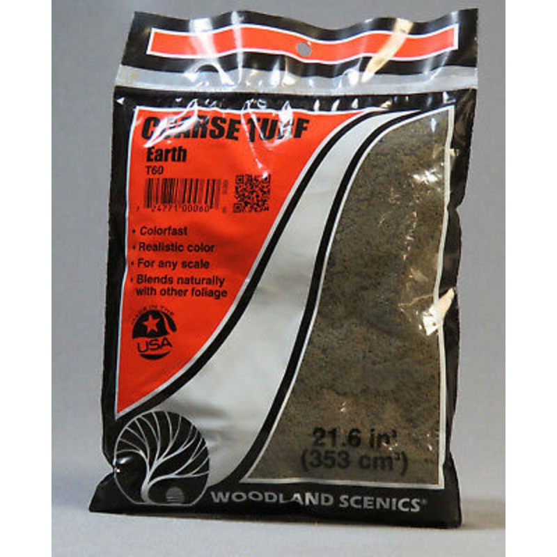 WOODLAND SCENICS WT60 COARSE TURF EARTH