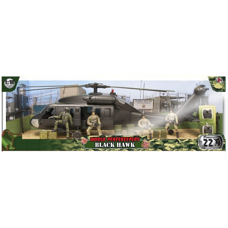 WORLD PEACEKEEPERS 72490 BLACK HAWK & 4 FIGURES