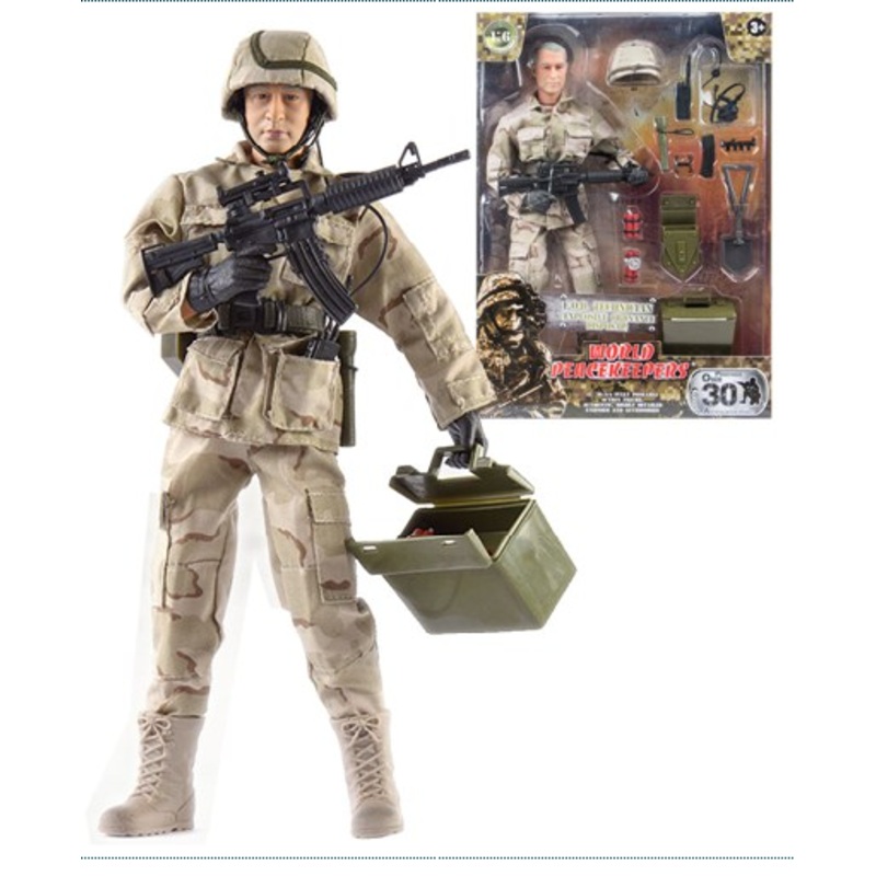 WORLD PEACEKEEPERS 74710 E.O.D TECHNICIAN ACTION FIGURE