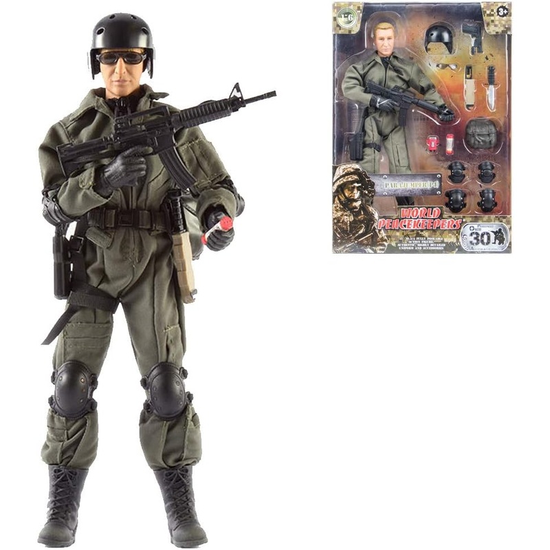 WORLD PEACEKEEPERS 74715 PARAJUMPER(PJ) ACTION FIGURE