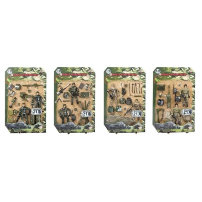 WORLD PEACEKEEPERS 77002 FIGURE 2 PACK (ASSORTED DESIGNS)