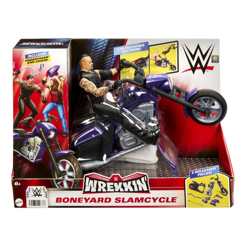 WWE HTR84 WREKKIN BONEYARD SLAM CYCLE