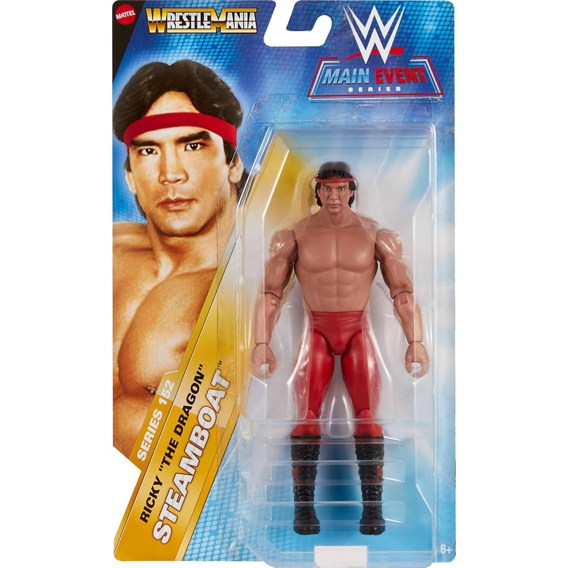 WWE JCV36 RICKY THE DRAGON STEAMBOAT ACTION FIGURE