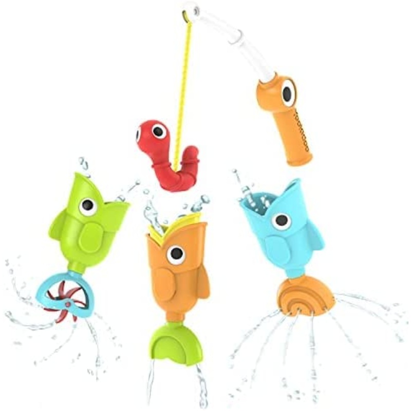 YOOKIDOO 40217 CATCH N SPRINKLE FISHING SET BATH TOY