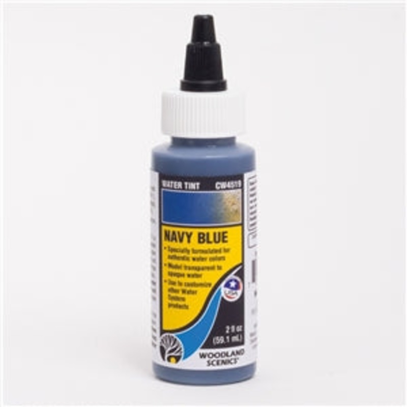 WOODLAND SCENICS CW4519  NAVY BLUE WATER TINT