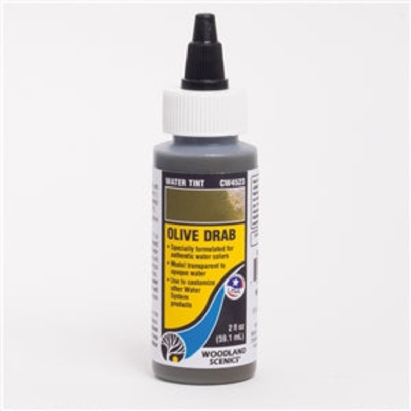 WOODLAND SCENICS CW4523  OLIVE DRAB WATER TINT