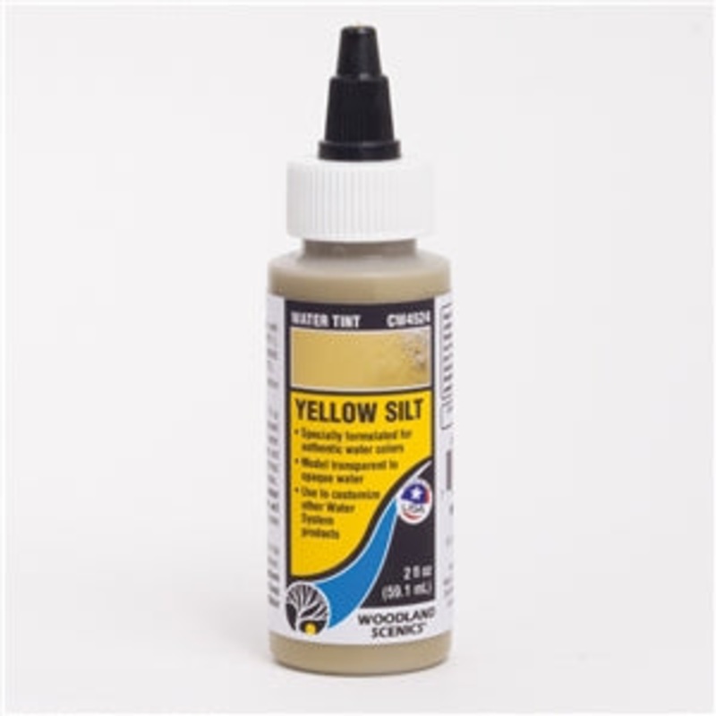 WOODLAND SCENICS CW4524  YELLOW SILT WATER TINT