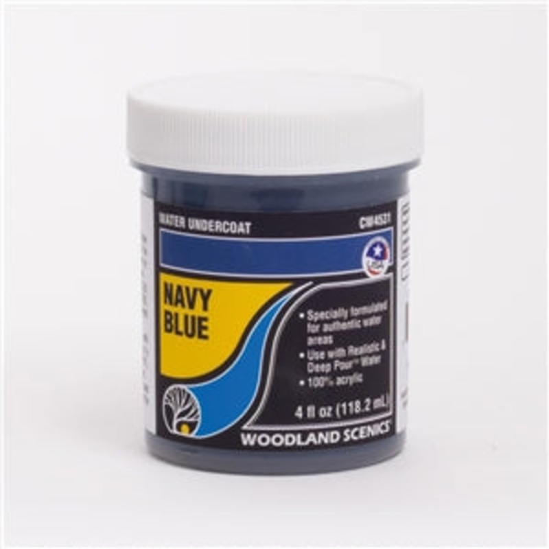 WOODLAND SCENICS CW4531  NAVY BLUE WATER UNDERCOAT