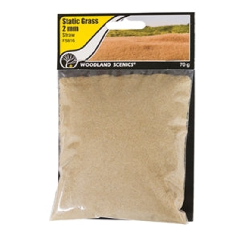 WOODLAND SCENICS FS616 2mm Static Grass Straw