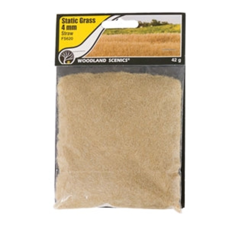 WOODLAND SCENICS FS620 4mm Static Grass Straw