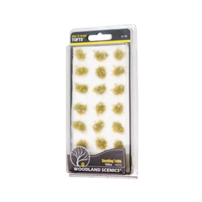 WOODLAND SCENICS FS774 YELLOW FLOWERING TUFTS