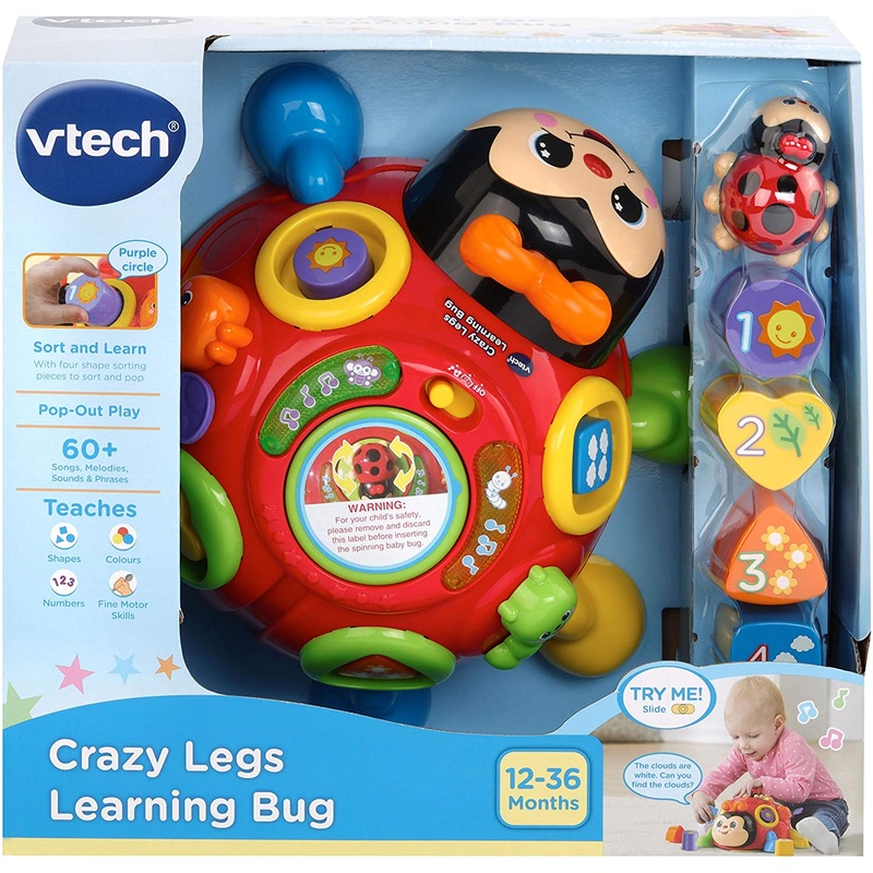 VTECH 522303 CRAZY LEGS LEARNING BUG