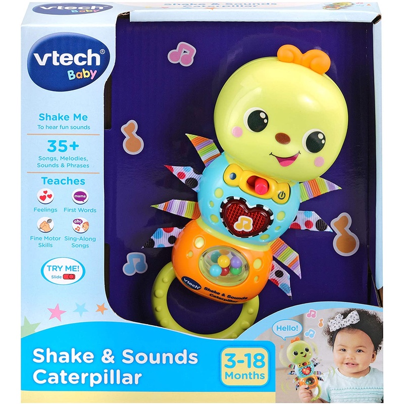 VTECH 527803 SHAKE AND SOUNDS CATERPILLAR