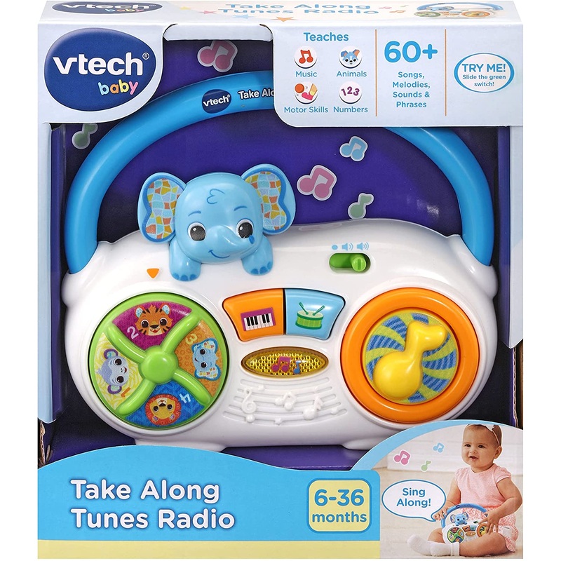 VTECH 533303 BABY TAKE ALONG TUNES RADIO