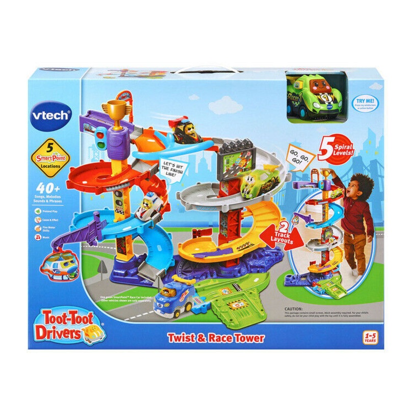 VTECH 535003 TOOT TOOT DRIVERS TWIST & RACE TOWER
