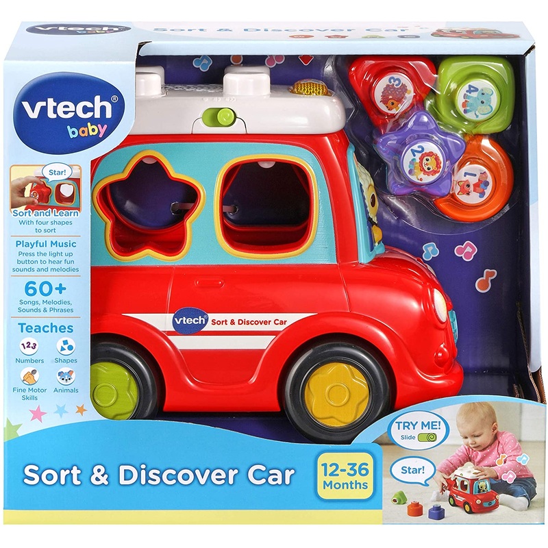 VTECH 537403 BABY SORT & DISCOVER CAR