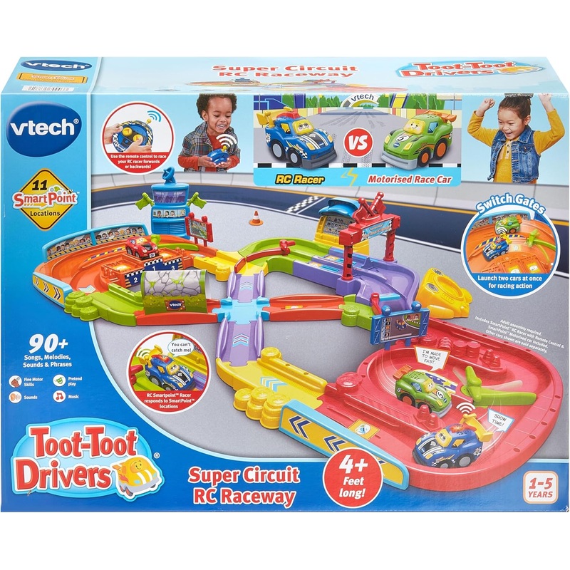 VTECH 570003 TOOT TOOT DRIVERS SUPER CIRCUIT RC RACEWAY