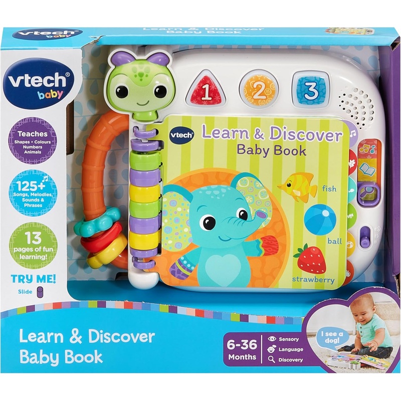 VTECH BABY 574203 LEARN AND DISCOVER BABY BOOK