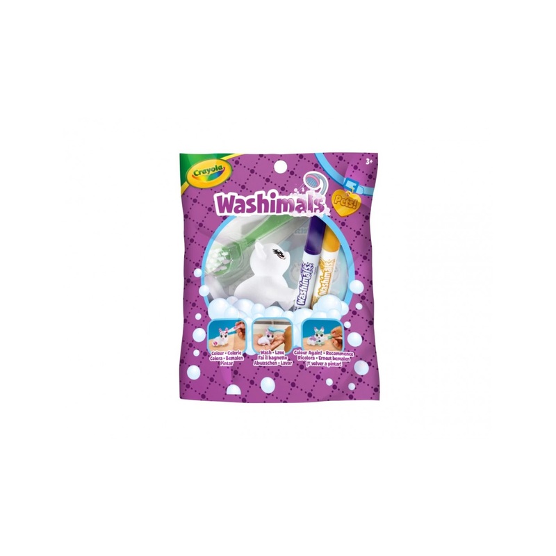 WASHIMALS PET IN A BAG WITH 2 MARKERS