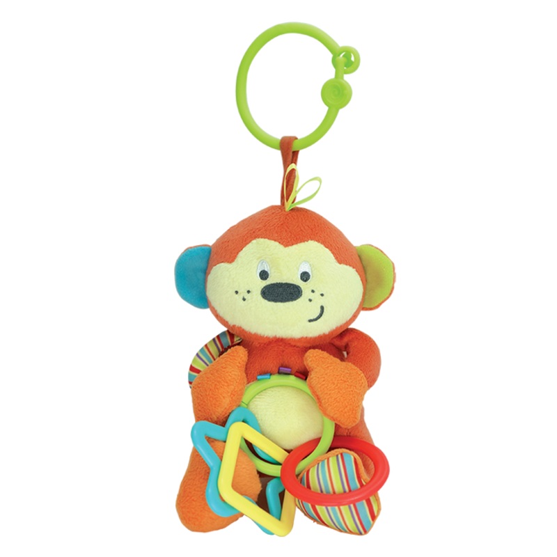 WINFUN 50119 SOFT CHIMP BABY RATTLE