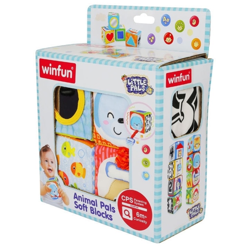 WINFUN 50178 ANIMAL PALS SOFT BLOCKS